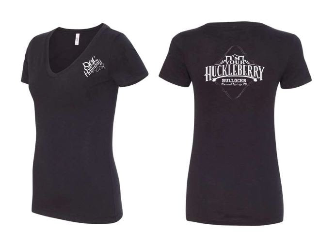 LADIES S/S V-NECK LG