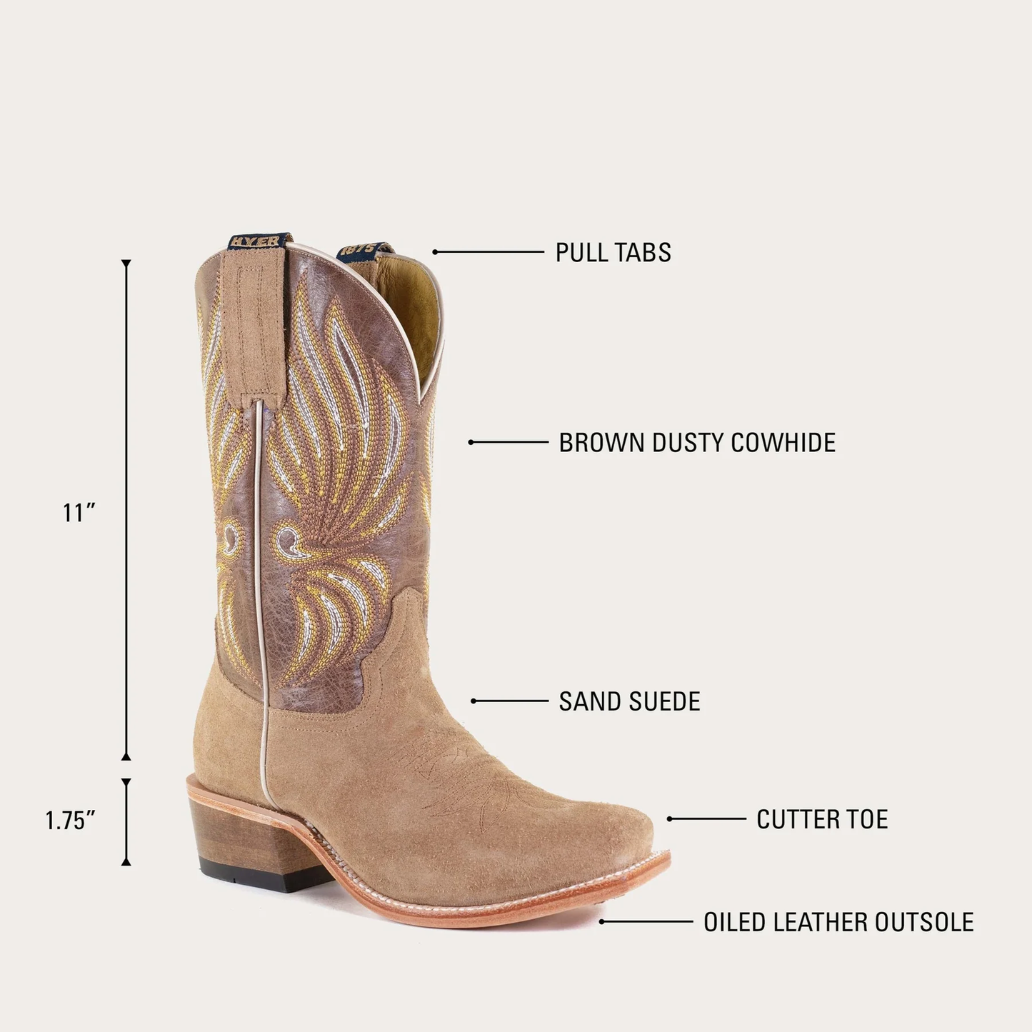 11'' WILLOWBROOK TAN B