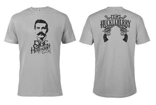 DOC FACE/HUCKLEBERRY S/S GREY